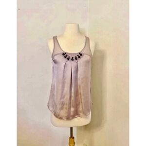 Express Sleeveless Beaded Blouse‎